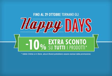 Promo Terminata Sono Tornati Gli Happy Days Approfitta Dellextra