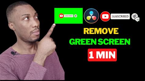 How To Remove Green Screen In Davinci Resolve Youtube