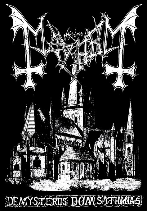 Mayhem Black Metal Poster