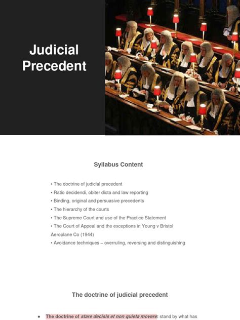 Judicial Precedent | PDF | Precedent | Judiciaries 