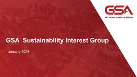 Sustainability GSA Global Semiconductor Alliance