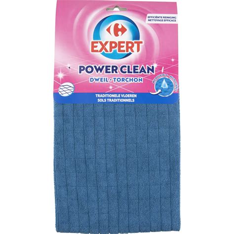 Expert Power Clean Torchon Sols Traditionnels 1 pièce Carrefour Belgique