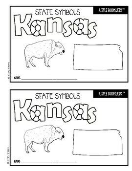 Little Booklets: Kansas State Symbols by primaryrainbows | TPT