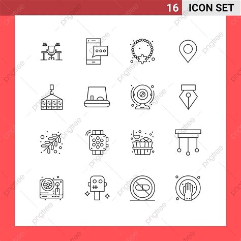 Set Of Vector Outlines On Grid For Map Editor On Ornament Png And