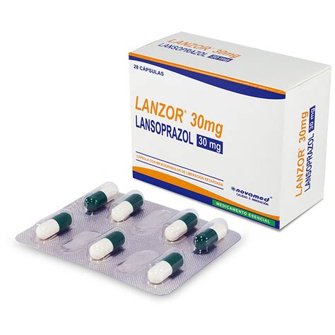 Lansoprazol Lanzor Mg Capsulas Droguer As Ronid