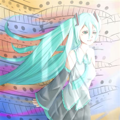 Hatsune Miku Beams Of Light By Tipsykitten On Deviantart