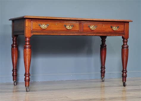 Attractive Large Antique Victorian Mahogany Side Table With Drawers | 635461 | Sellingantiques.co.uk