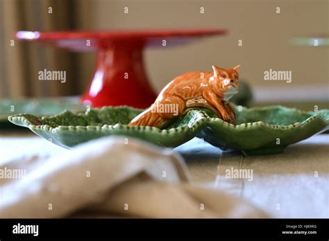 Bordallo Pinheiro Portuguese ceramics Stock Photo - Alamy