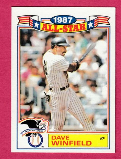 Topps All Star Dave Winfield New York Yankees Ebay