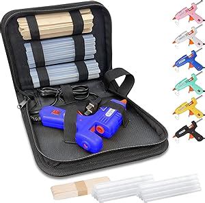Amazon Monvict Hot Glue Gun Kit Mini Glue Gun With Carrying Case Pcs Premium Glue