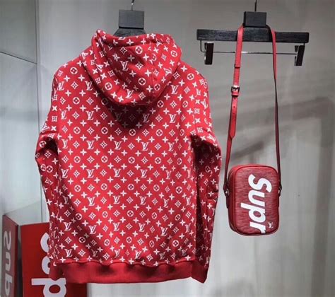 Louis Vuitton X Supreme Box Logo Hooded Sweatshirt Price