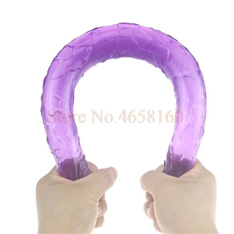 44cm Long Double Dildo Realistic Double Ended Dildo Anal Viginal Fake Penis Lesbian Sex Toys