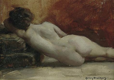 Reclining Nude Painting By Allan Douglas Davidson Fine Art America