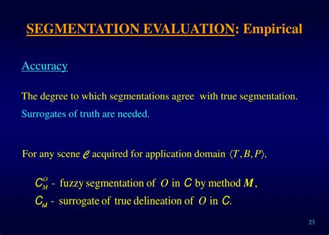 Ppt Evaluation Of Image Segmentation Methods Powerpoint Presentation