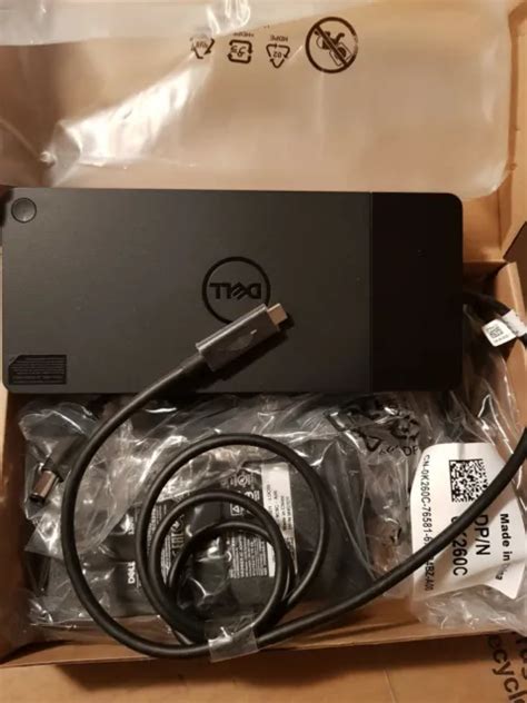 New Dell Wd S W K Docking Station Usb C K A Picclick Uk