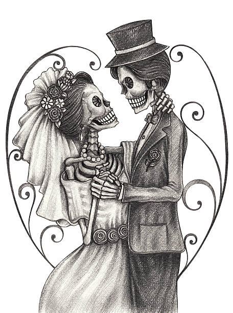 20 Day Of The Dead Wedding Stock Illustrations Graphiques Vectoriels Libre De Droits Et Clip