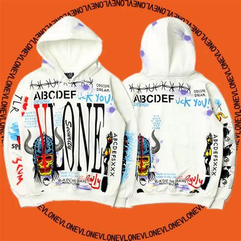 Vlone Graffiti Hoodie