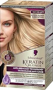 Schwarzkopf Keratin Blonde Hair Dye Natural Blonde Hi Lift Permanent Color Application