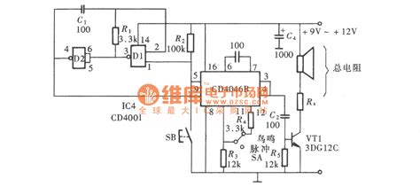LA1810／1811 AM/FM立体声收音机电路图-语音电路-维库电子市场网