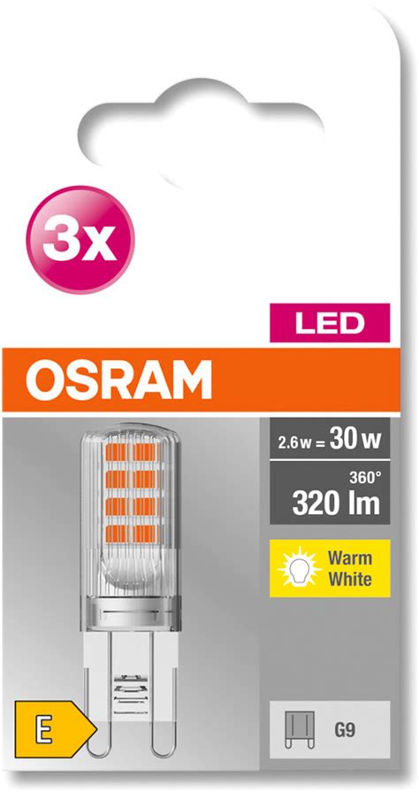 OSRAM LED Base Stiftsockellampe LED Lampe Ex 30W 2 6W 2700K