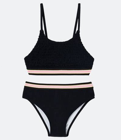 Bikini Infantil Deportivo con Latex Talle 5 a 16 años Renner