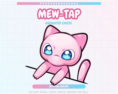 Twitch Discord Animated Emote Giggle Lol Laughing Mew Pokemon