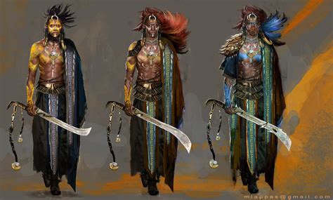 Tribal Warriors Concept Art By Manthoslappas On Deviantart