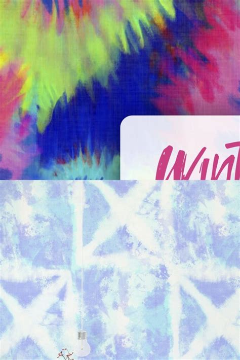 Winter Seamless Digital Tie Dye MasterBundles