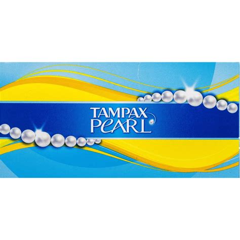 Tampax Pearl Regular Tampons Light Flow With Plastic Applicator 20 Pack