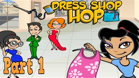 Dress Shop Hop Playthrough - Dinertown Levels 1-4 part 1 - YouTube