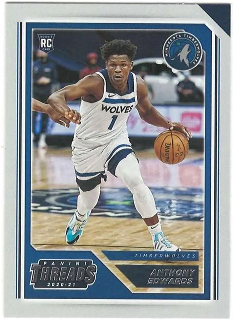 NBA 2020-21 Panini Chronicles Single Card Anthony Edwards 87 Rookie ...