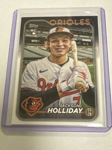 2024 Topps Series 2 Jackson Holliday Fun Face Ssp Card 697 Ebay