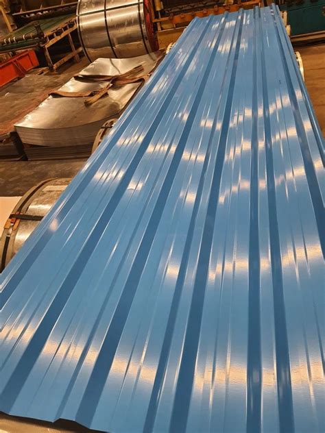 corrugated gi profile sheet wavy mm thickness  gsm zinc