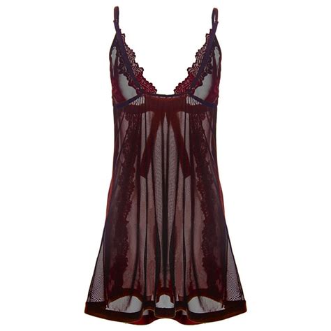 Plus Size S M L Xl Xxl Xl Xl Xl Xl Solid Black Transparent Long Dress Sexy Lingerie