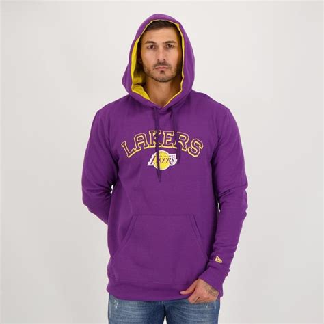 Blusão Com Capuz New Era Nba Los Angeles Lakers Masculino Em Promoção Centauro