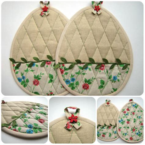 Мир моего творчества: Пасхальные прихватки - писанки