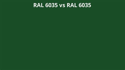 Ral 6035 Vs 6035 Ral Colour Chart Uk