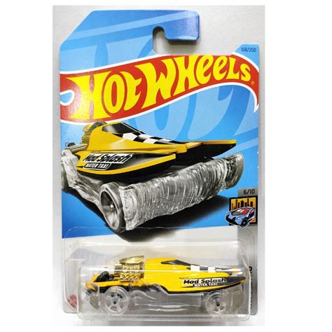 Mad Splash Yellow Hot Wheels Mainline Miniature Toy Shop