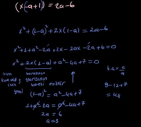 Bu ikinci dereceden denklemin cozum yöntemini lütfen bulurmusunuz