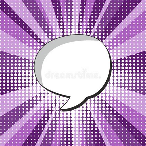 Pop Art Background Comic Pattern With Speech Bubble And Starburst