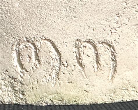 Proantic Large Terracotta Sculpture Signed Mm Naked Woman Cm