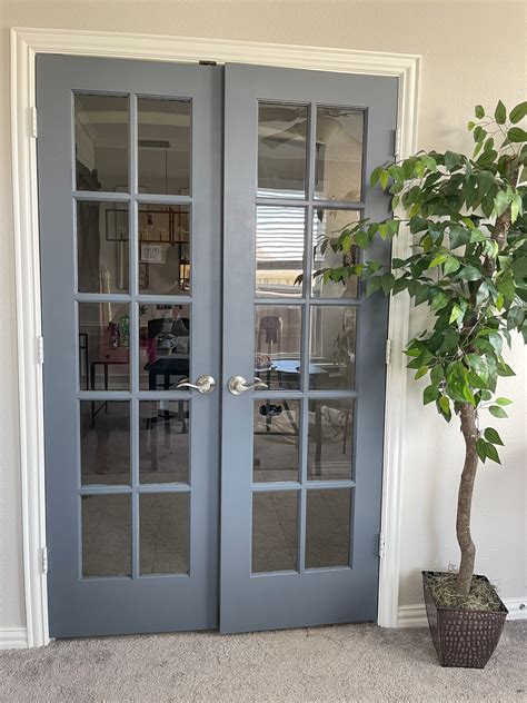 Easiest Way to Paint French Doors - Busywithd.com