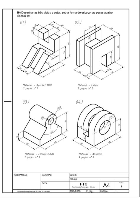 Caderno De Exercícios Desenho Técnico Senai Gabarito - RETOEDU