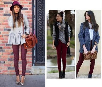 Lookbook On Trend Ways To Wear Burgundy Pants