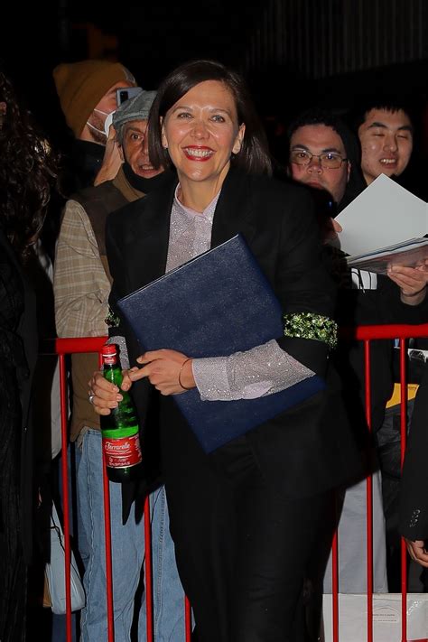 MAGGIE GYLLENHAAL Leaves New York Film Critics Circle Awards 03/16/2022
