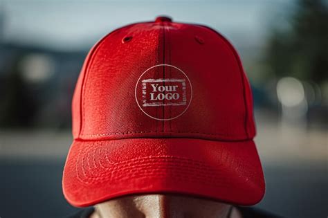 mockup logo cap psd high quality  psd templates   freepik