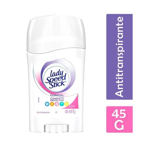 Desodorante Lady Speed Stick Clinical Complete Protection 45g