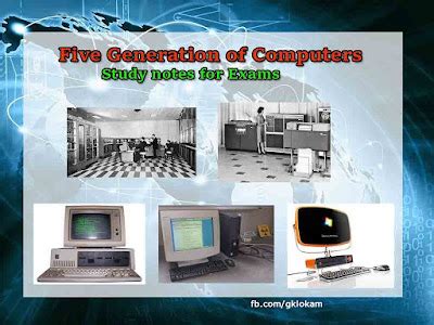 computer awareness generations  computers psc gklokam