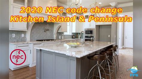 Nec Code Change For Kitchen Island Peninsula Youtube