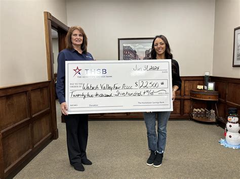 Thank you to The Hometown Savings Bank... - Vigo County Fair